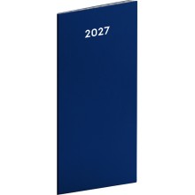 NOTIQUE Vreckový diár Modrý 2027, plánovací mesačný, 8 x 18 cm