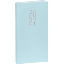 NOTIQUE Kapesní diář Ponza 2027, světle modrý, 9 x 15,5 cm NOTIQUE Kapesní diář Ponza 2027, světle modrý, 9 x 15,5 cm