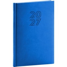 NOTIQUE Týdenní diář Aprint 2027, modrý, 15 x 21 cm NOTIQUE Týdenní diář Aprint 2027, modrý, 15 x 21 cm