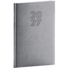 NOTIQUE Týdenní diář Aprint 2027, šedý, 15 x 21 cm NOTIQUE Týdenní diář Aprint 2027, šedý, 15 x 21 cm