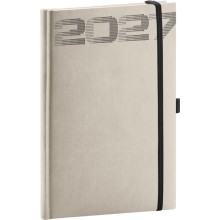 NOTIQUE Týdenní diář Aprint Top 2027, světle šedý, 15 x 21 cm NOTIQUE Týdenní diář Aprint Top 2027, světle šedý, 15 x 21 cm