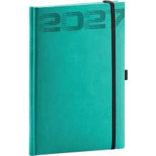 NOTIQUE Týdenní diář Aprint Top 2027, tyrkysový, 15 x 21 cm NOTIQUE Týdenní diář Aprint Top 2027, tyrkysový, 15 x 21 cm