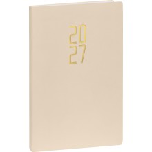 NOTIQUE Týdenní diář Ponza 2027, béžový, 15 x 21 cm NOTIQUE Týdenní diář Ponza 2027, béžový, 15 x 21 cm