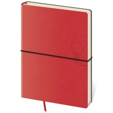 Tečkovaný zápisník Flexio L Red (čtverečkovaný) Tečkovaný zápisník Flexio L Red (čtverečkovaný)
