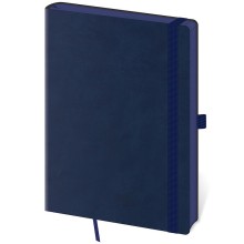 Linkovaný zápisník Memory L Dark Blue