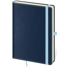 Linkovaný zápisník Double Blue L Linkovaný zápisník Double Blue L