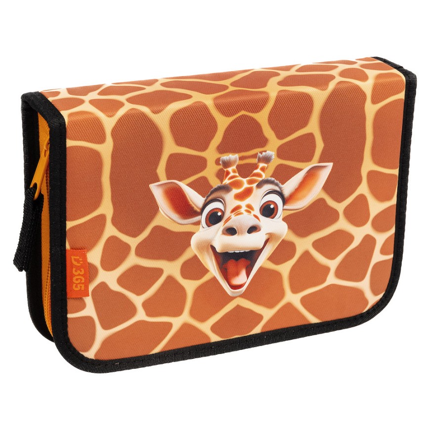 Školní penál jednopatrový Giraffe