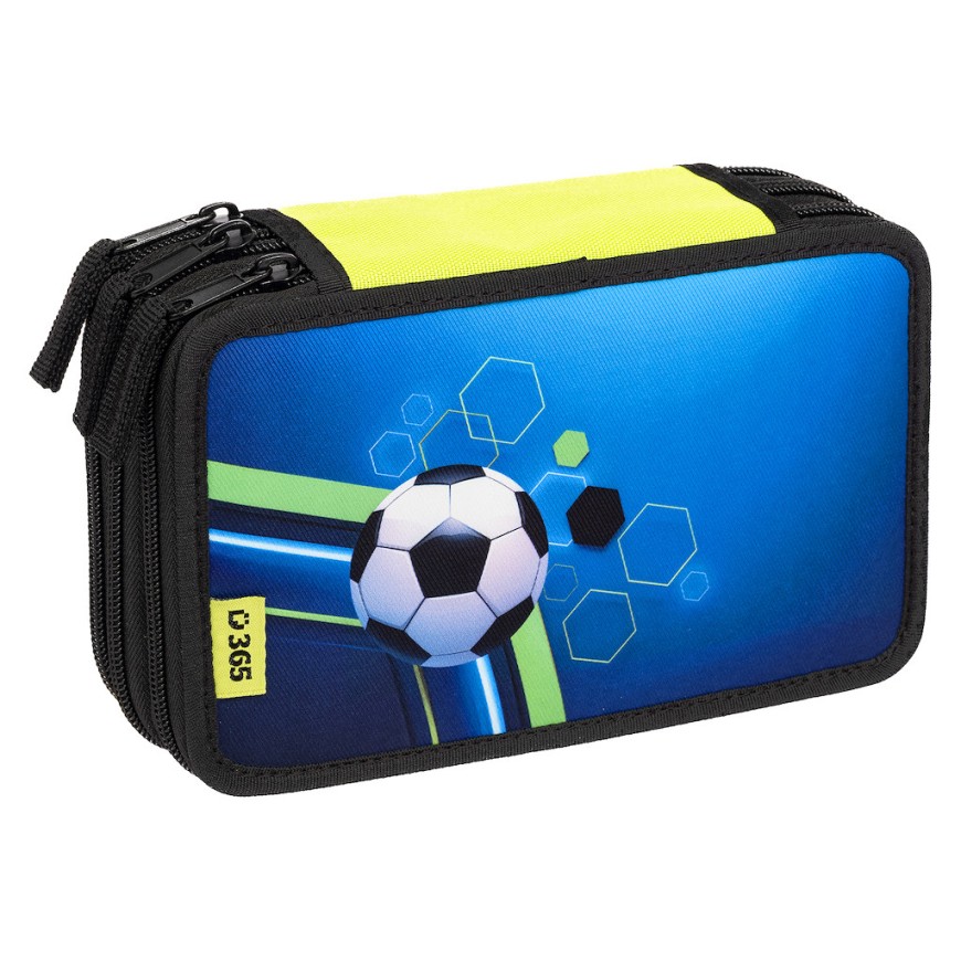 Školní penál třípatrový Football