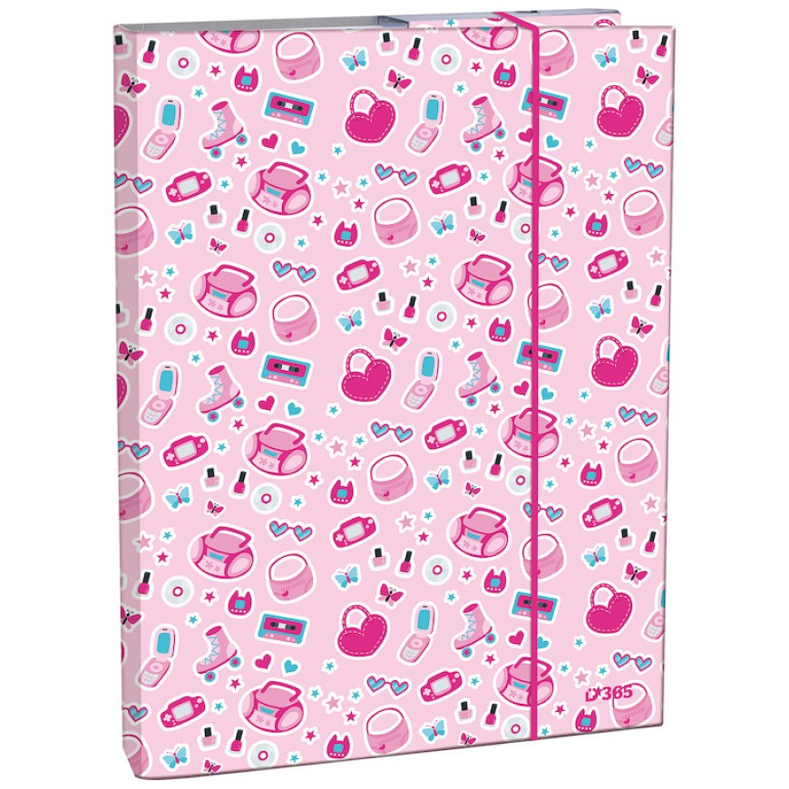 Box na sešity A4 Pinky