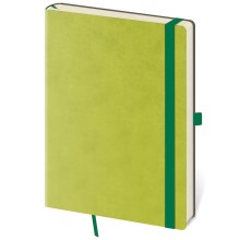 Tečkovaný zápisník Flexies L Light Green (čtverečkovaný)