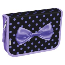 Školní penál jednopatrový Cute bow Školní penál jednopatrový Cute bow