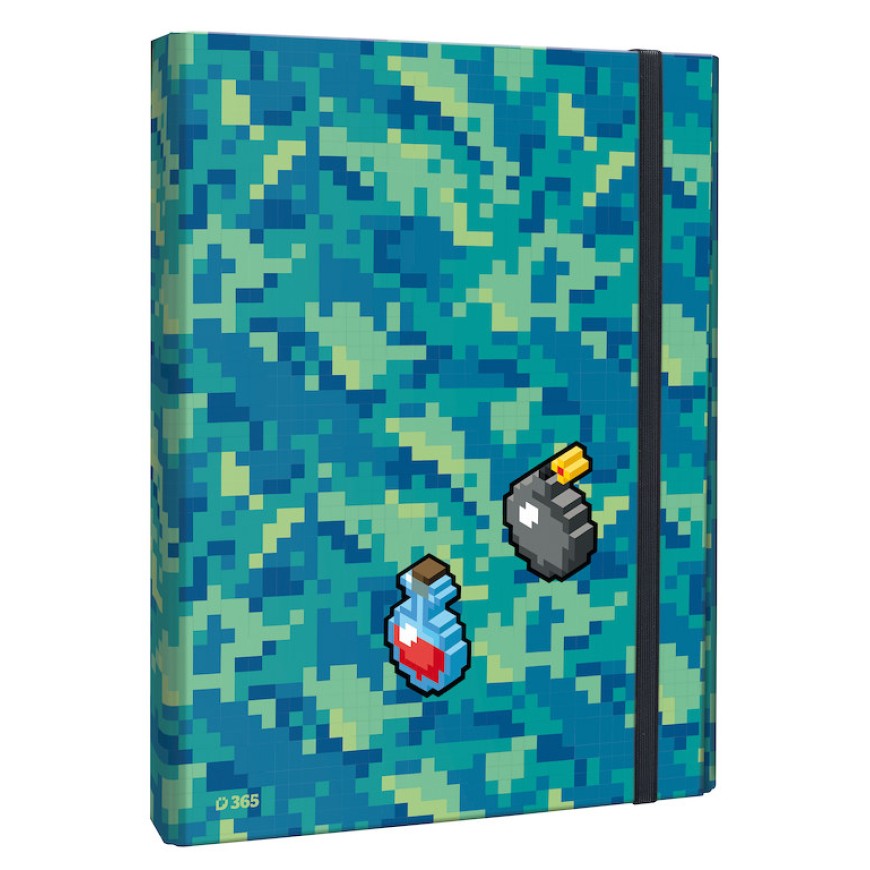 Box na sešity s klopou A4 Pixel Quest
