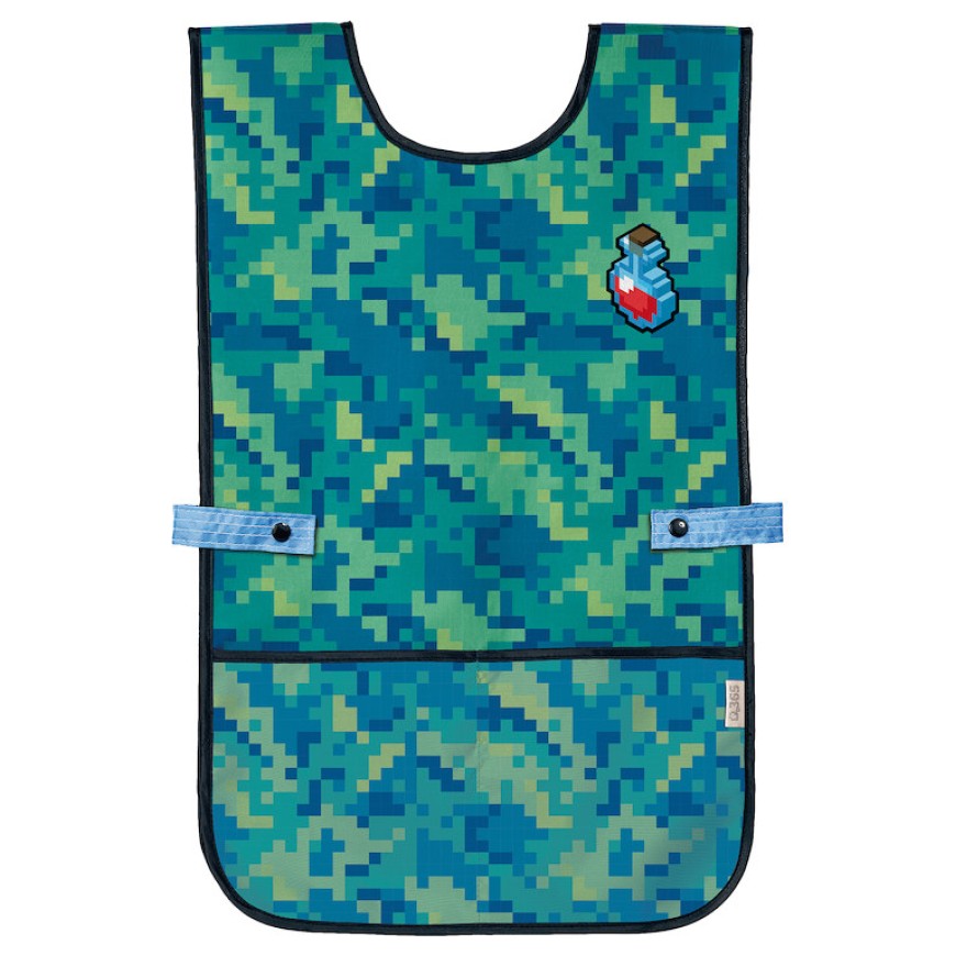 Zástěrka na výtvarnou výchovu pončo Pixel Quest