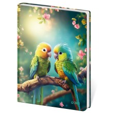 Památník A5 12,5 x 18 cm čistý Parrots Památník A5 12,5 x 18 cm čistý Parrots