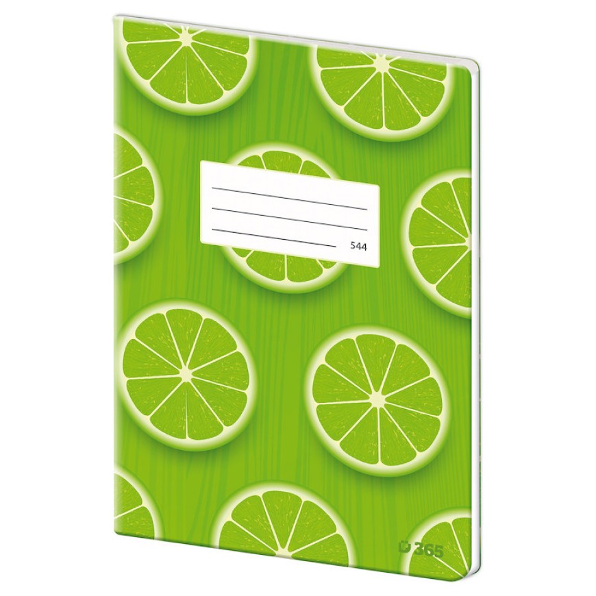 Sešit 544 papírové desky - Lime
