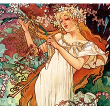 Kalendář Alfons Mucha - vázanka