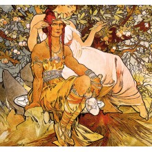 Kalendář Alfons Mucha - vázanka