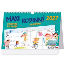 Maxi rodinný plánovací kalendář Maxi rodinný plánovací kalendář