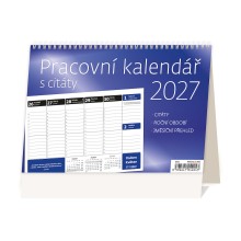 Pracovní kalendář s citáty Pracovní kalendář s citáty