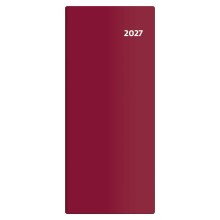 Měsíční diář Torino bordó