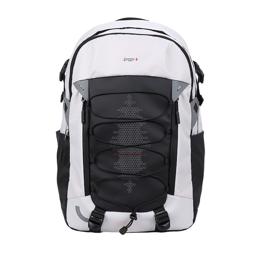 Studentský batoh Baggo Flex White Bee
