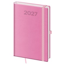 Týdenní diář A5 Print Pop růžový