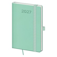 Kapesní diář A6 Print Pop světle zelený Kapesní diář A6 Print Pop světle zelený