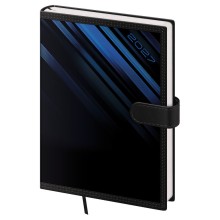 Týdenní diář A5 Tone s magnetem modrý