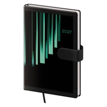 Kapesní diář A6 Tone s magnetem zelený Kapesní diář A6 Tone s magnetem zelený