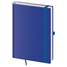 Tečkovaný zápisník Print Plus L Royal blue (čtverečkovaný)