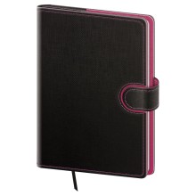 Denní diář A5 Flip antracit/magenta