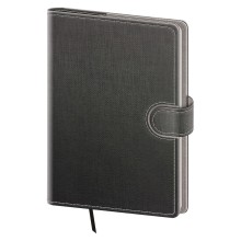 Kapesní diář A6 Flip šedo/šedý