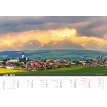 Slovenský kalendár Malebné Slovensko