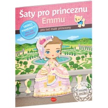 Šaty pro princeznu EMMU – Kniha samolepek Šaty pro princeznu EMMU – Kniha samolepek