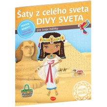 Šaty z celého sveta DIVY SVETA – Kniha samolepiek