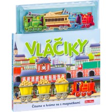 VLÁČIKY ─ Knižka s magnetkami