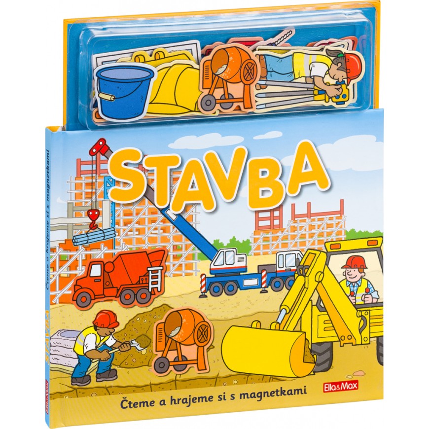 STAVBA ─ Knížka s magnetkami